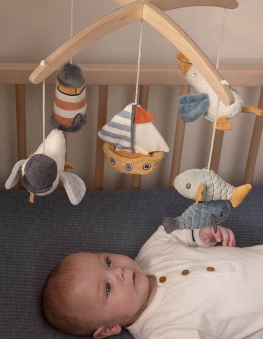 Nursery & Interior Little Dutch Mobiles | Wooden Music Mobile Sailors Bay