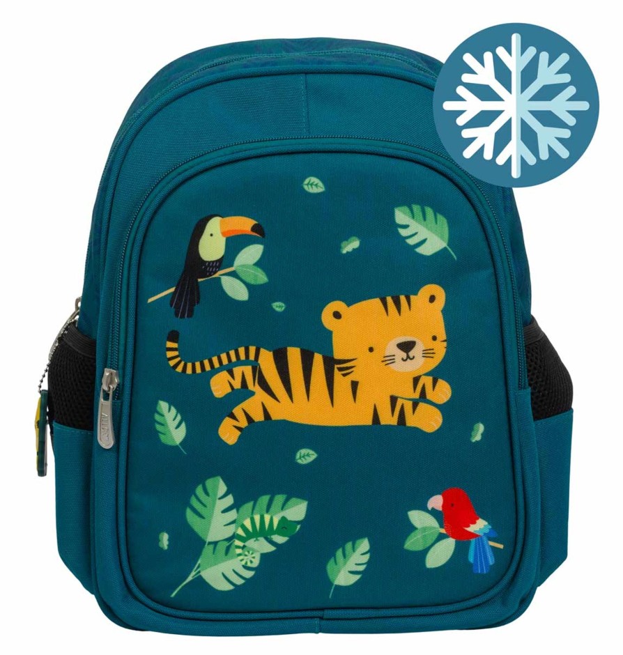 Clothing & Accessories A Little Lovely Company Kids Backpacks | Insulated Backpack - Jungle Tiger