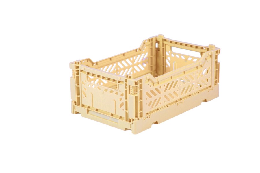 Nursery & Interior Aykasa Crates | Mini Folding Crate - Banana