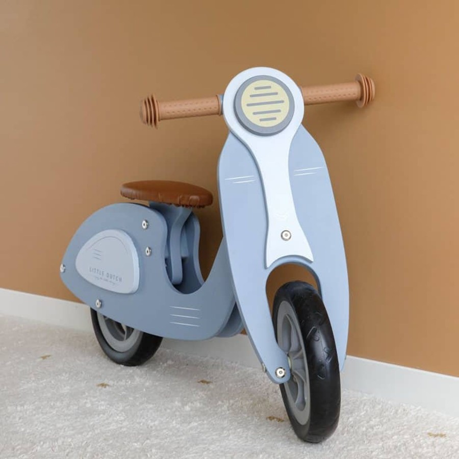 Toys & Play Little Dutch Wooden Toys | Scooter Hout Blue