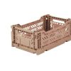 Nursery & Interior Aykasa Crates | Mini Folding Crate - Warm Taupe