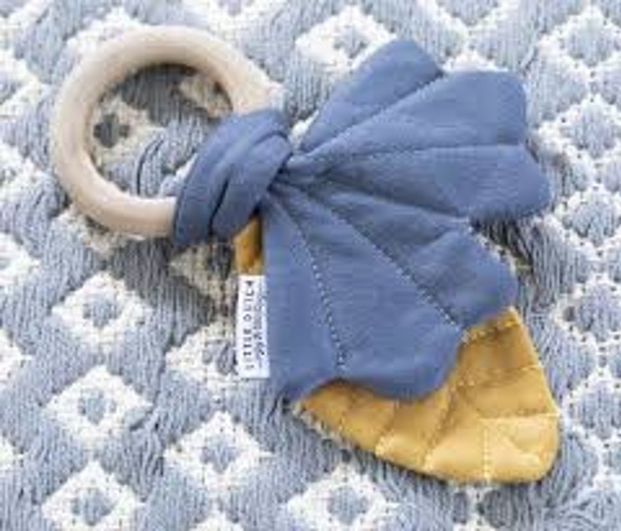 Toys & Play Little Dutch Newborn Gifts | Crinkle Toy Leaves Pure & Nature - Blue