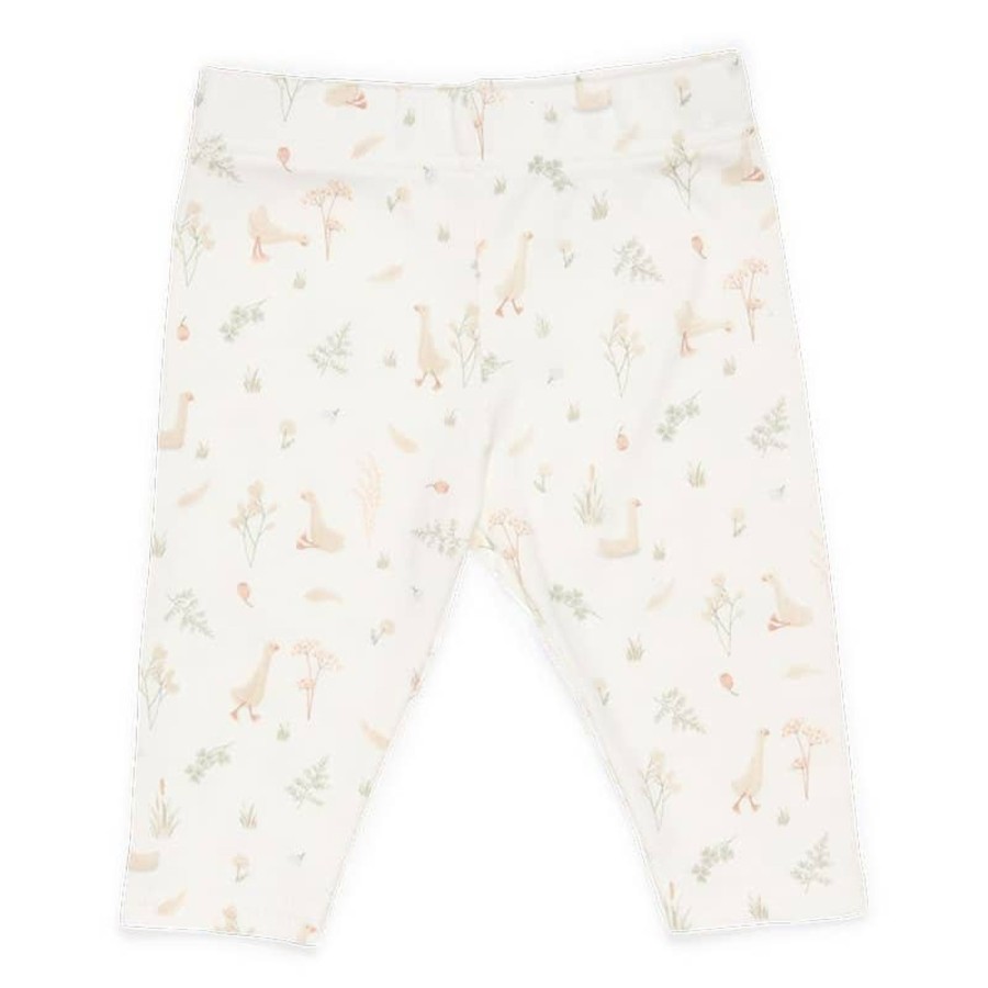 Clothing & Accessories Little Dutch Baby 0-2 Years | Trousers Little Goose White