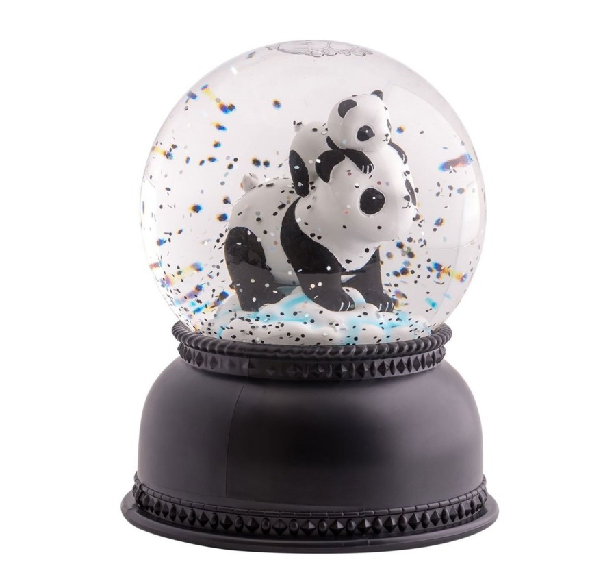 Nursery & Interior A Little Lovely Company Shelf Decor | Snowglobe Light - Panda