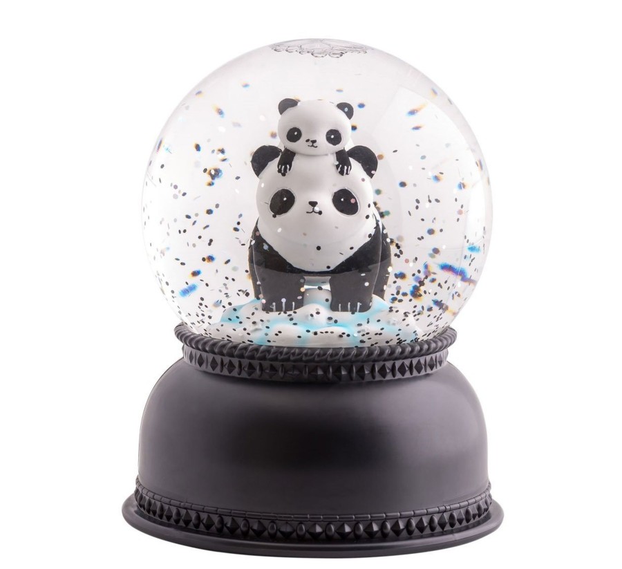 Nursery & Interior A Little Lovely Company Shelf Decor | Snowglobe Light - Panda