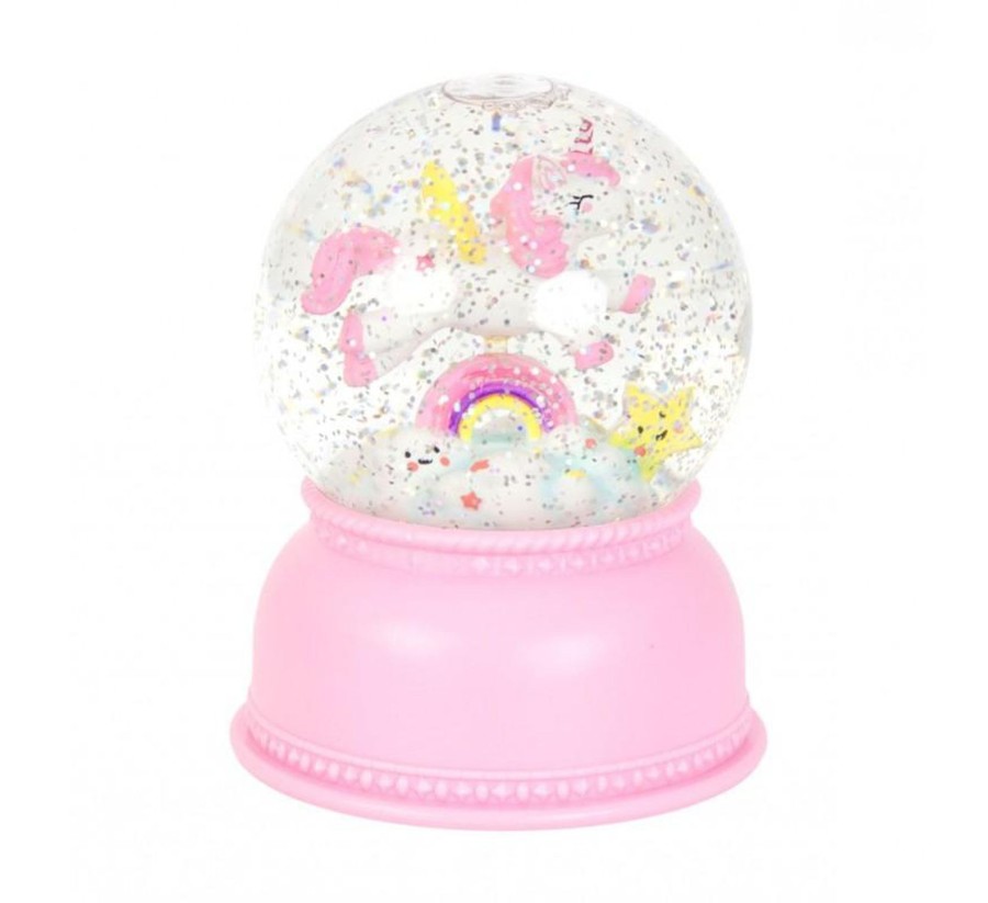 Nursery & Interior A Little Lovely Company Shelf Decor | Snow Globe - Unicorn