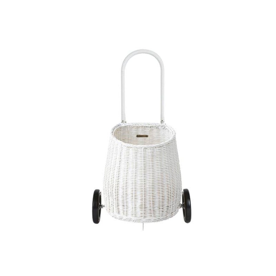 Outdoor Olli Ella Picnic Tupperware & Blankets | Rattan Original Luggy - White