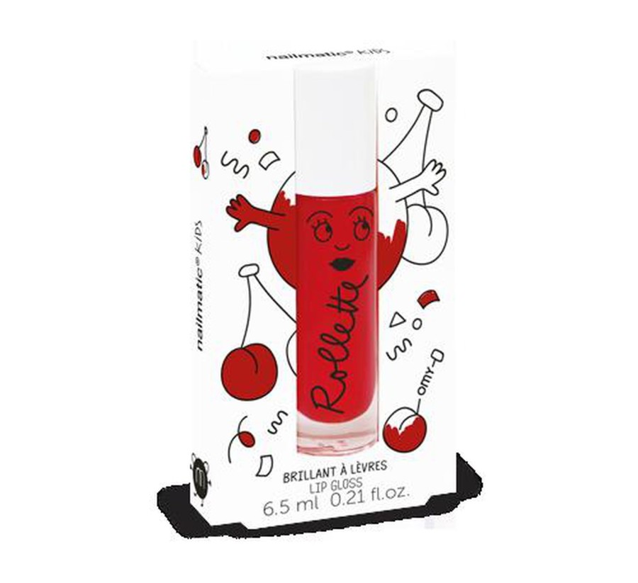 Clothing & Accessories Nailmatic Kids Beauty | Cherry Rollette - Lip Gloss