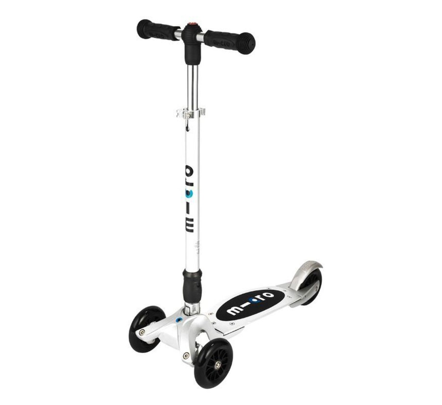 Outdoor Micro Scooter Scooters | Micro Compact T Silver With Interchangeable T-Bar