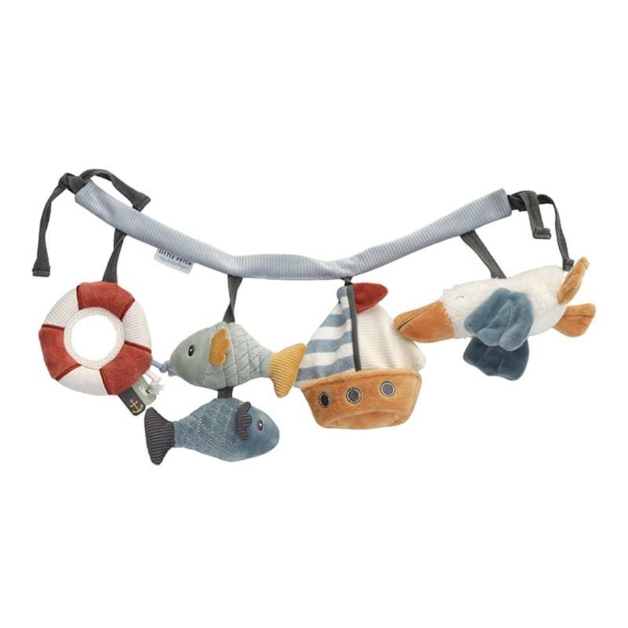 Mealtimes & Care Little Dutch Pram Accessories | Stroller Toy Chain Sailors Bay