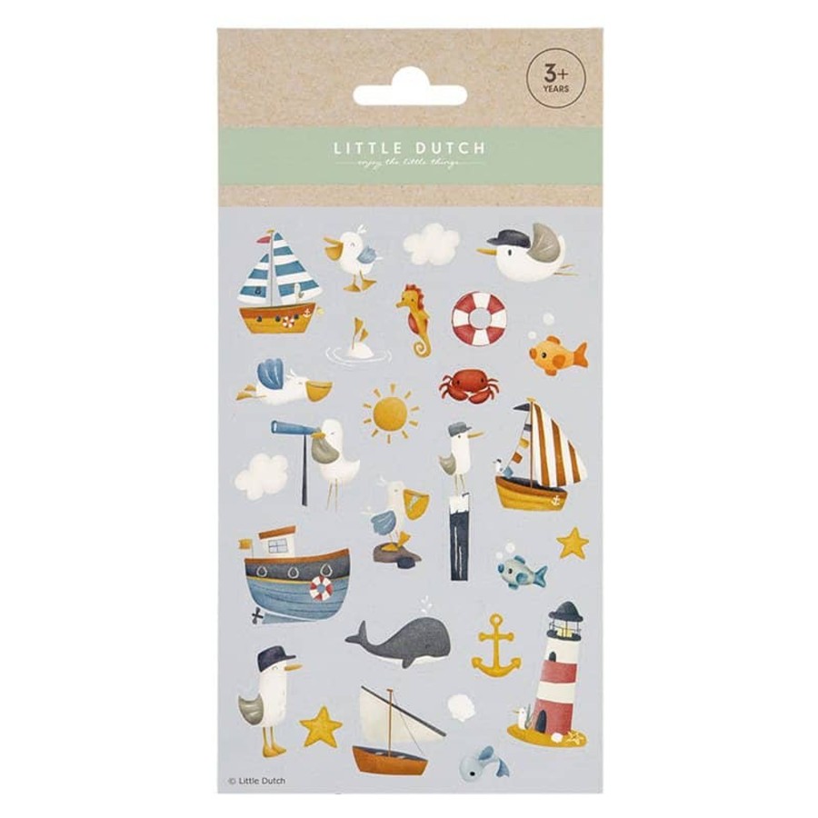 Clothing & Accessories Little Dutch Pencil Cases & Stationery | Sticker Sheet Sailors Bay