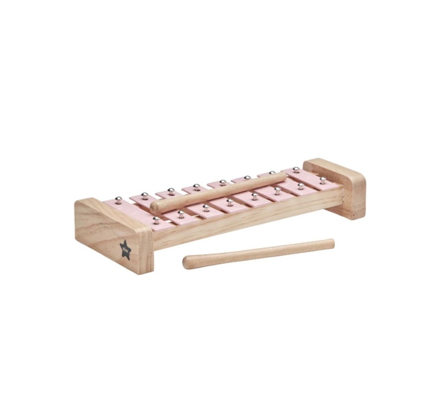 Toys & Play Kids Concept Musical Instruments | Xylophone - Wooden Star (Pink)