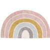 Outdoor Little Dutch Accessories | Rug Rainbow Shape Pure Pink 80X130Cm