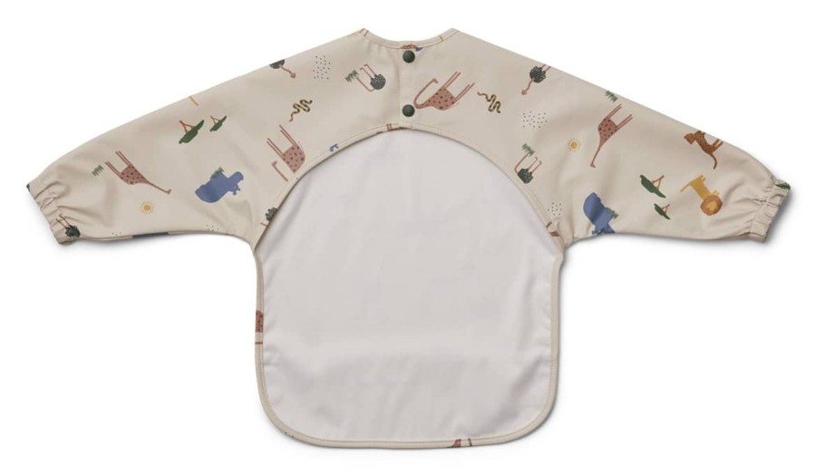 Mealtimes & Care Liewood Bibs & Overalls | Merle Cape Bib - Safari Sandy Mix