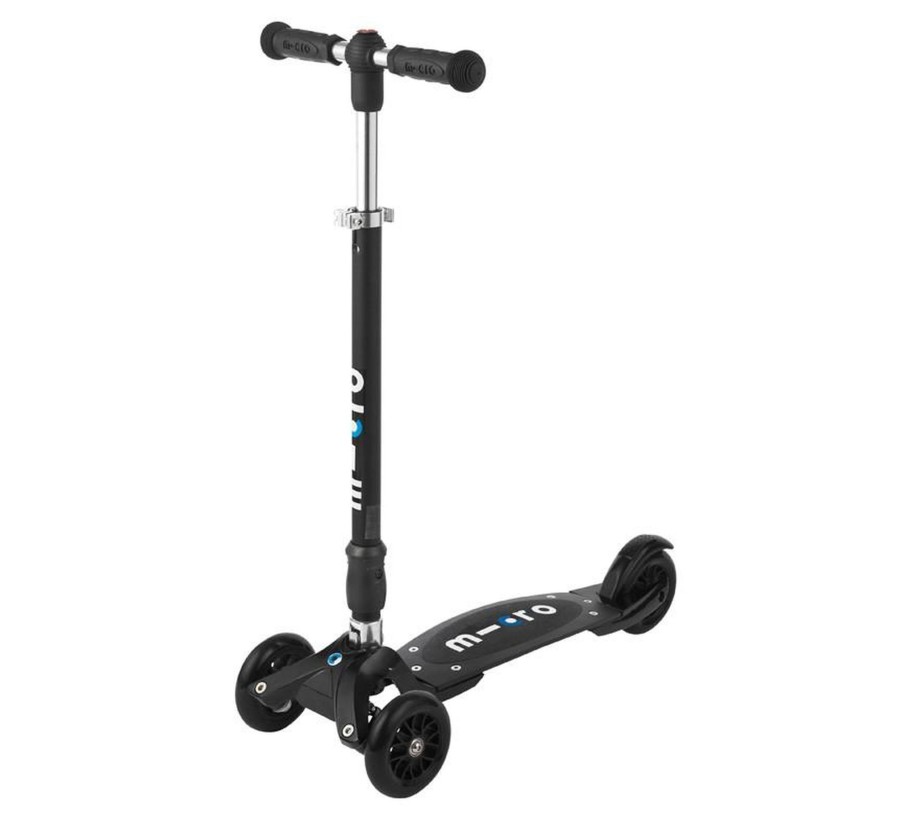 Outdoor Micro Scooter Scooters | Micro Compact T Black With Interchangeable T-Bar