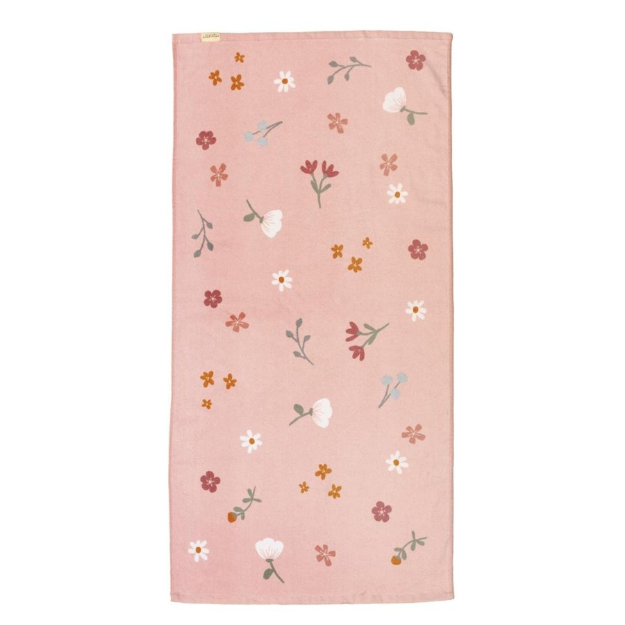 Outdoor Little Dutch Swim Towels & Ponchos | Beach Towel Little Pink Flowers