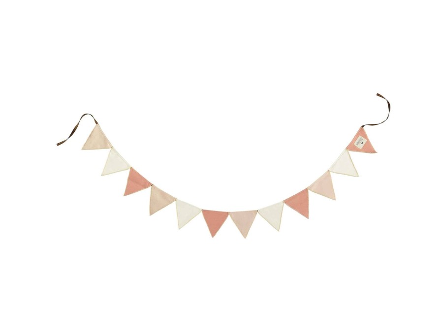 Nursery & Interior Nobodinoz Bunting & Garlands | Bahia Garland Pink