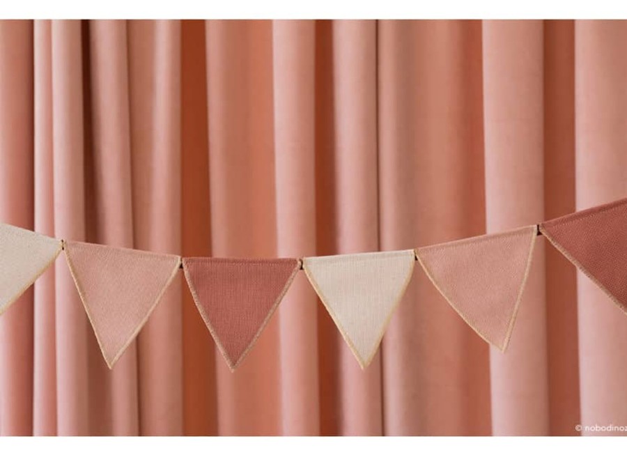 Nursery & Interior Nobodinoz Bunting & Garlands | Bahia Garland Pink