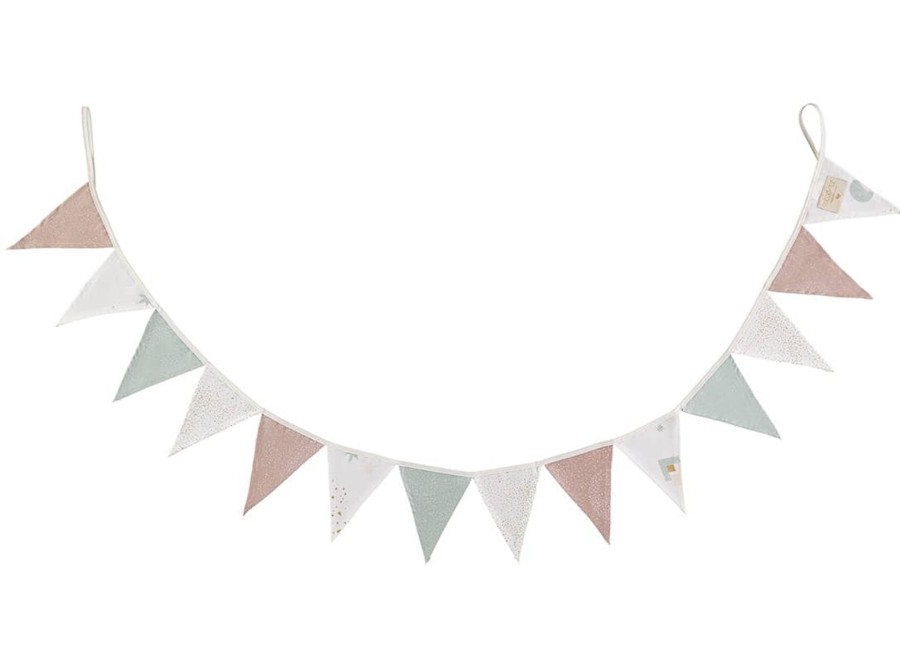 Nursery & Interior Nobodinoz Bunting & Garlands | New Elements - Rainbow Garland Pastel