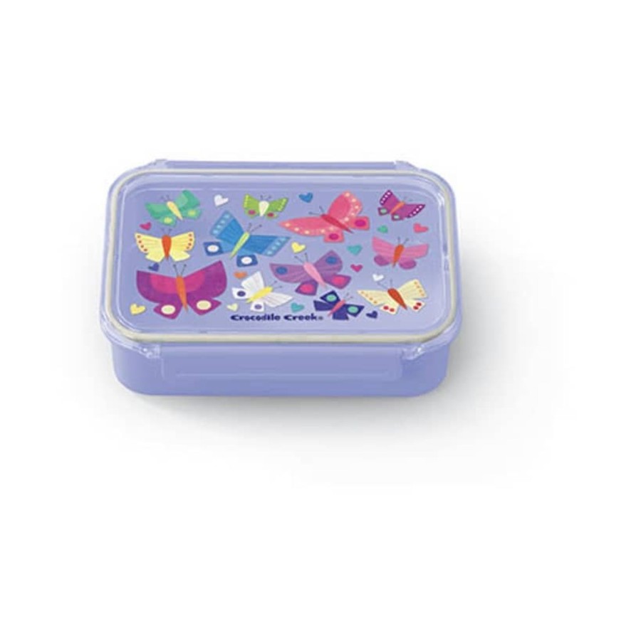 Outdoor Crocodile Creek Picnic Tupperware & Blankets | Bento Butterfly- Lunch Box