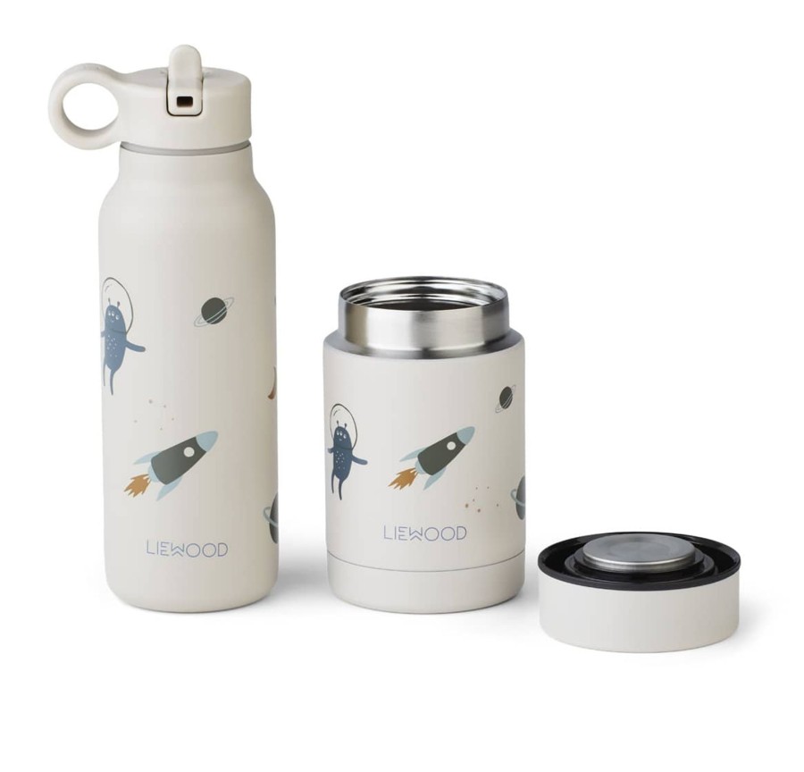 Mealtimes & Care Liewood Water Bottles | Marlow Set - Space Sandy Mix