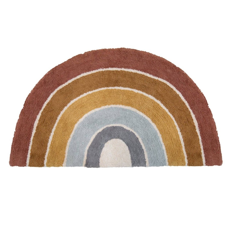 Nursery & Interior Little Dutch Rugs | Rug Rainbow Shape Pure & Nature 80X130Cm