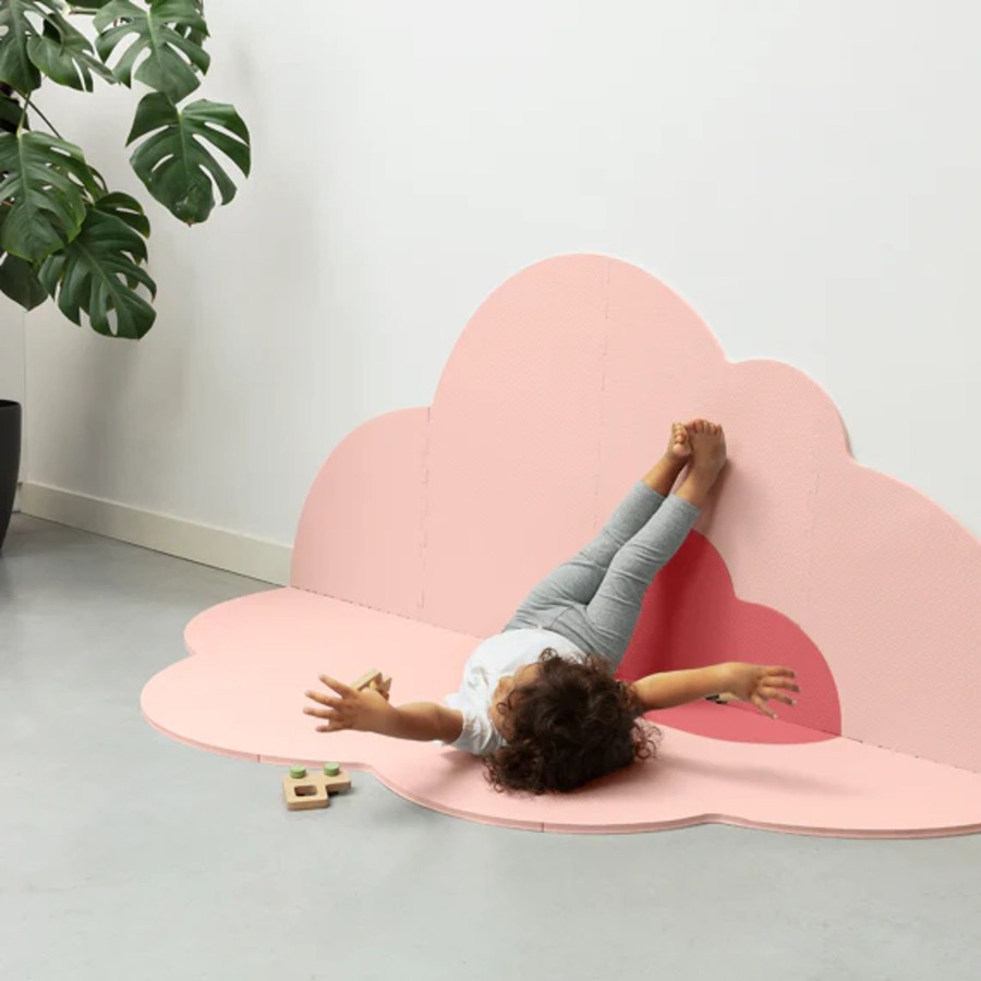 Nursery & Interior Quut Playmats | Play Mat - Large Cloud 175X145 (Pink)