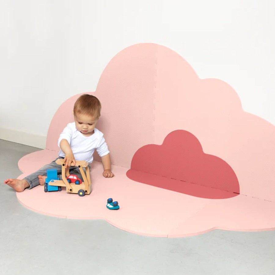 Nursery & Interior Quut Playmats | Play Mat - Large Cloud 175X145 (Pink)