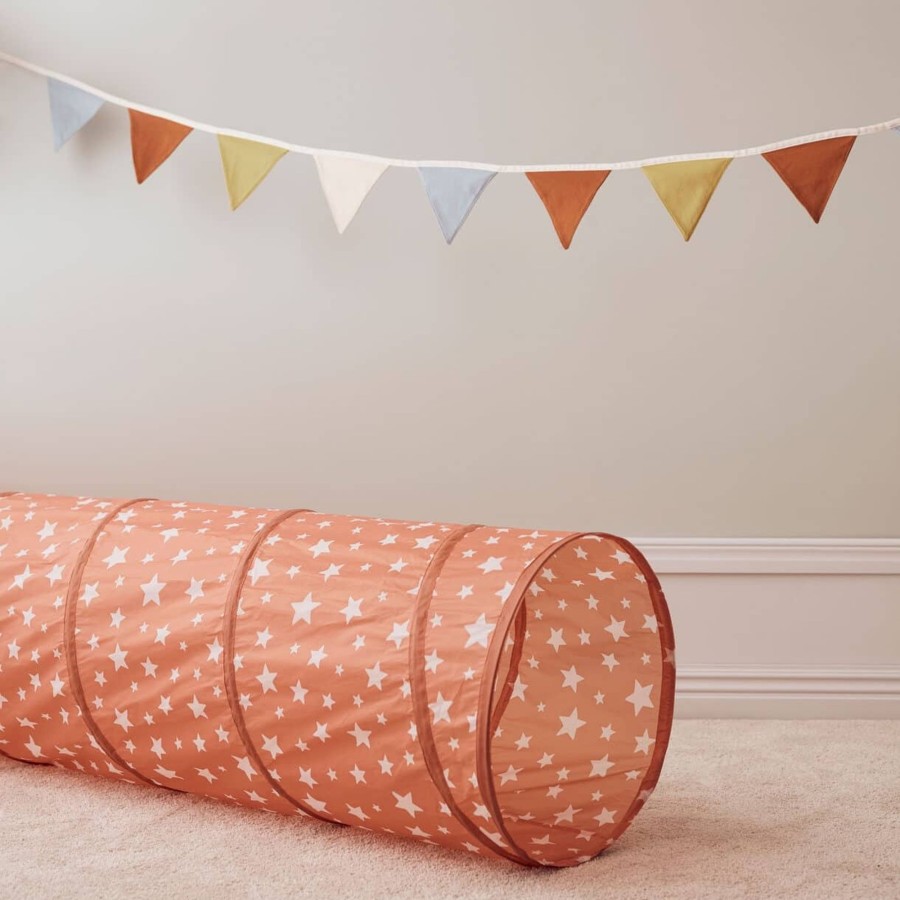 Nursery & Interior Kids Concept Teepee, Tents & Tunnels | Play Tunnel Rust Star