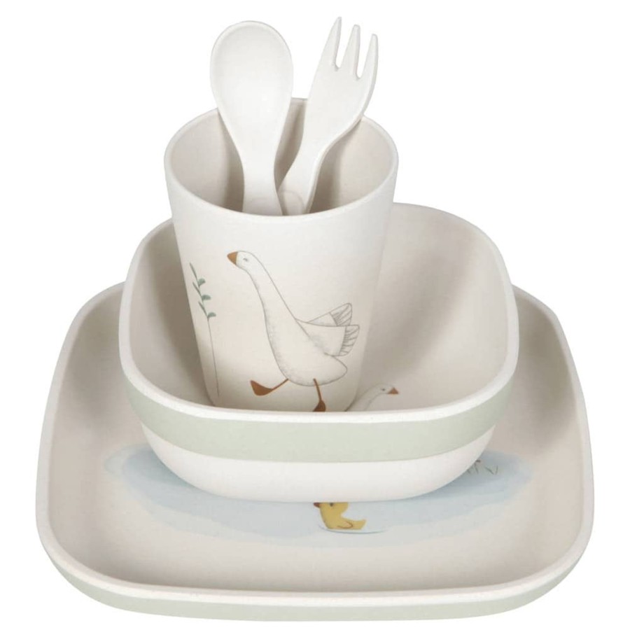 Mealtimes & Care Little Dutch Dinner Sets | Bamboo Tableware Set Little Goose