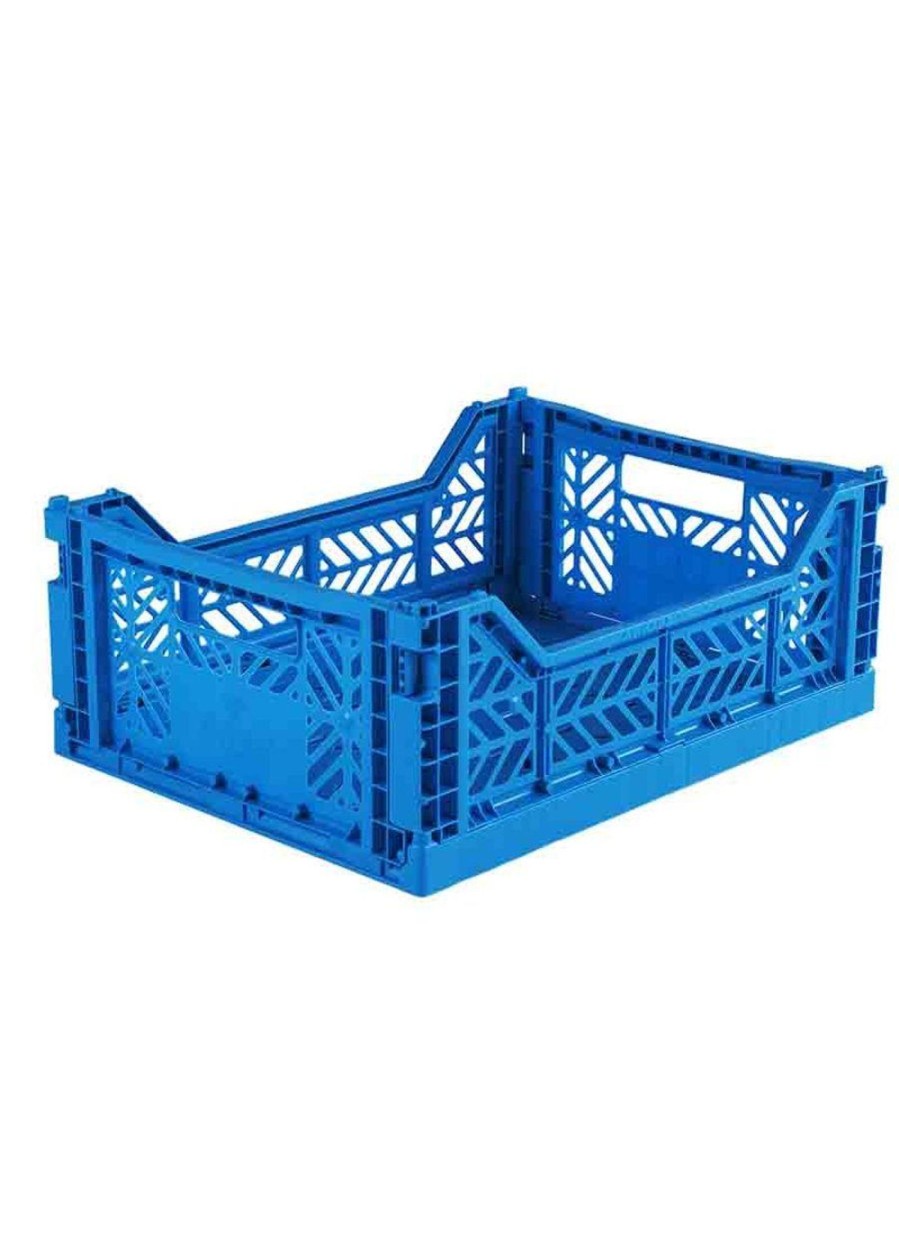 Nursery & Interior Aykasa Crates | Midi Folding Crate - Electric Blue