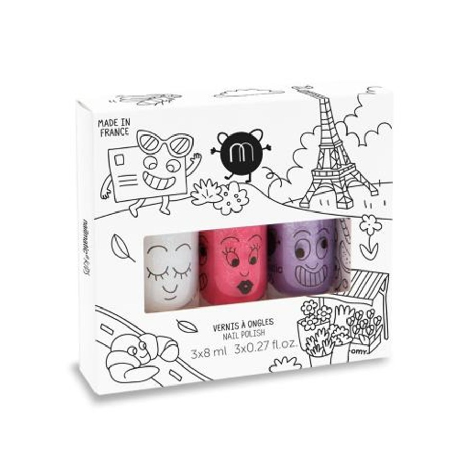 Clothing & Accessories Nailmatic Kids Beauty | City - Nail Polish Set