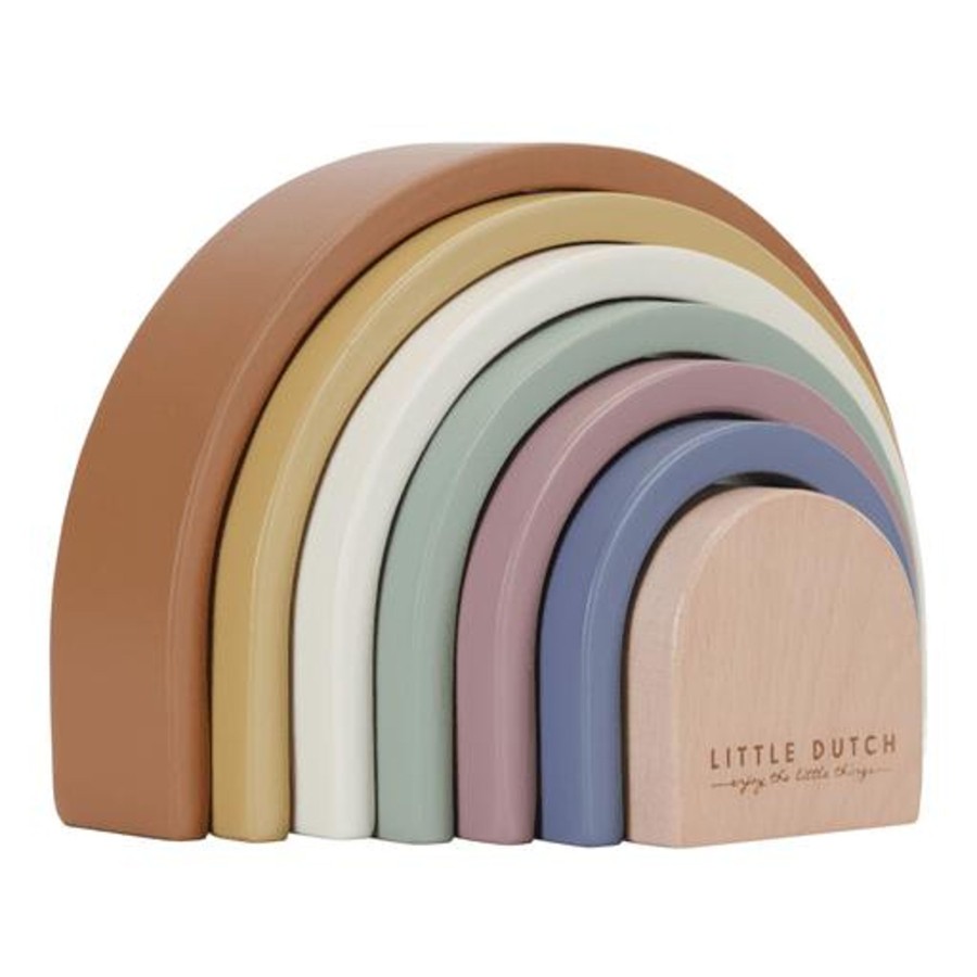 Nursery & Interior Little Dutch Shelf Decor | Vintage Wooden Rainbow