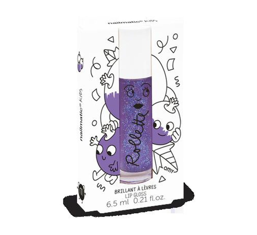 Clothing & Accessories Nailmatic Kids Beauty | Blackcurrant Rollette - Lip Gloss