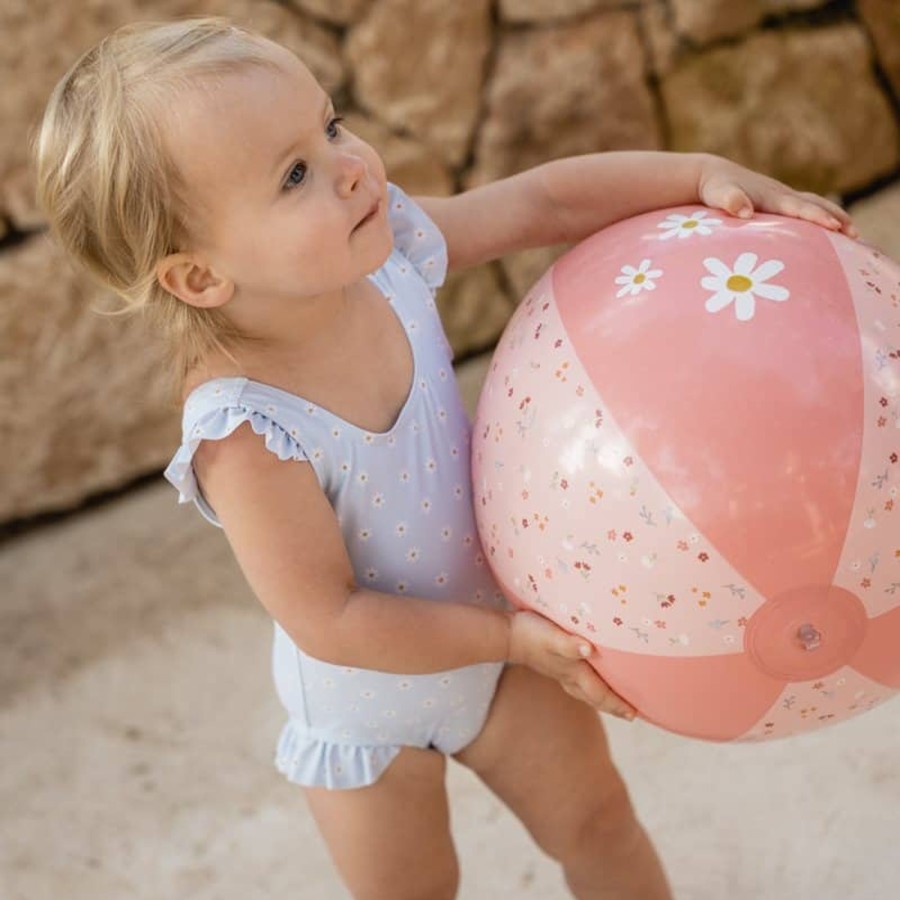 Outdoor Little Dutch Kids Swim Accessories | Little Pink Flowers Beach Ball 35 Cm