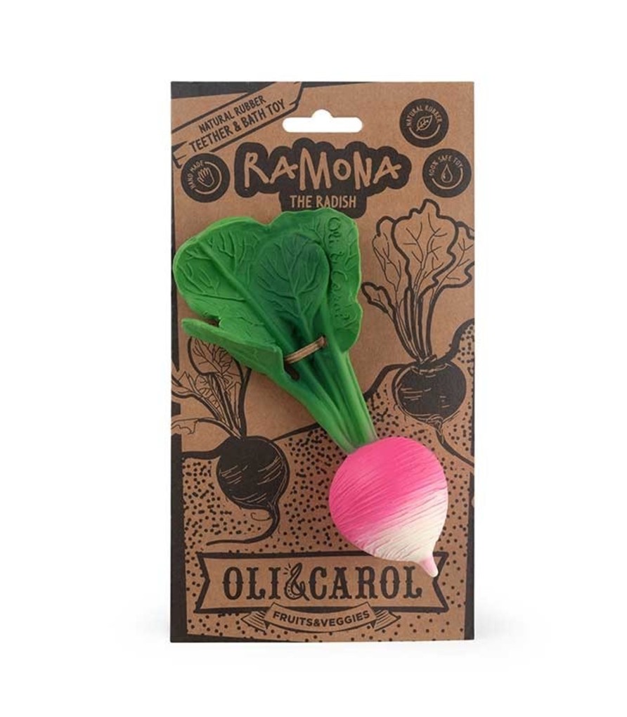 Toys & Play Oli & Carol Soft Toys | Ramona The Radish Teething Toy