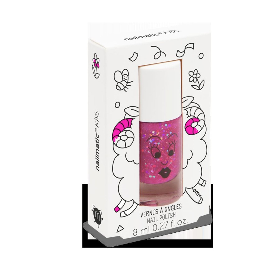 Clothing & Accessories Nailmatic Kids Beauty | Nailmatic Sheepy Water-Based Nail Polish For Kids