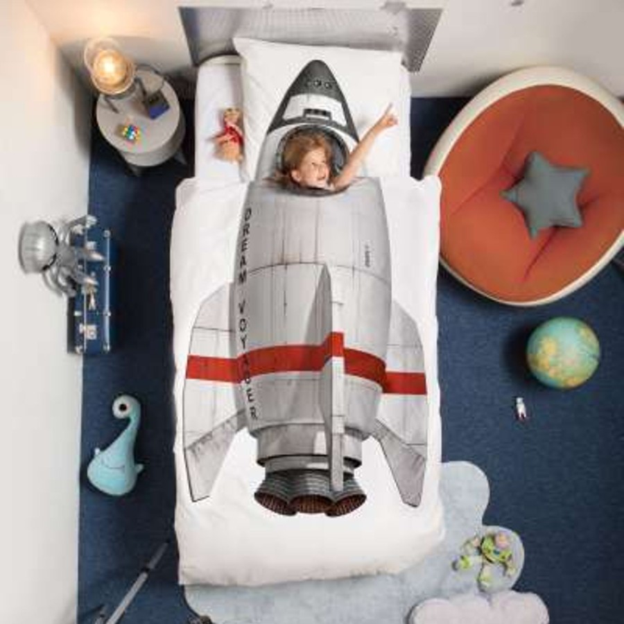 Nursery & Interior Snurk Duvet & Pillowcases | Rocket - Bed Linen Set