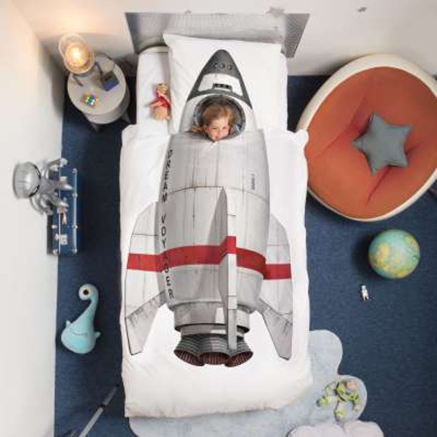 Nursery & Interior Snurk Duvet & Pillowcases | Rocket - Bed Linen Set