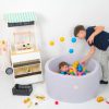 Toys & Play Misioo Ball Pits | Grey Ball Pit 90X40 | Rainbow