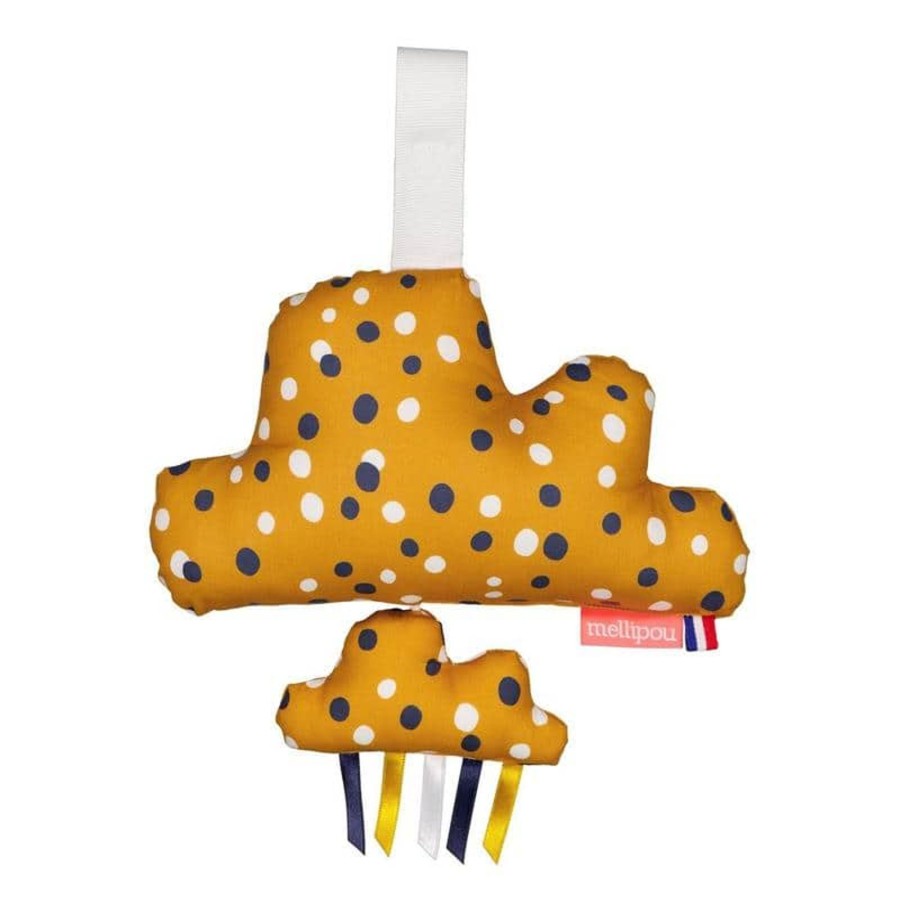 Nursery & Interior Mellipou Mobiles | Musical Cushion - Minibam Cloud Lenny - "Light My Fire"