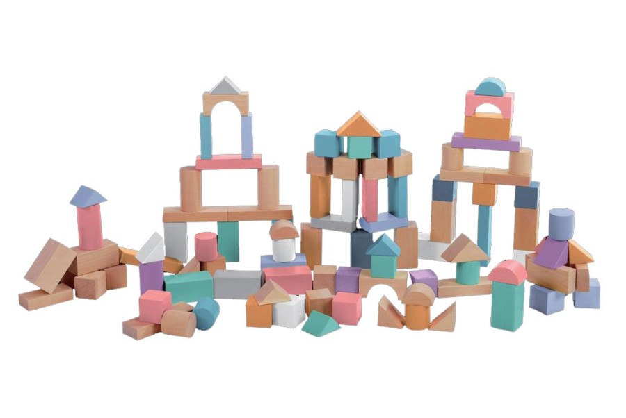 Toys & Play Gerrardo's Wooden Toys | Coloured Wooden Blocks