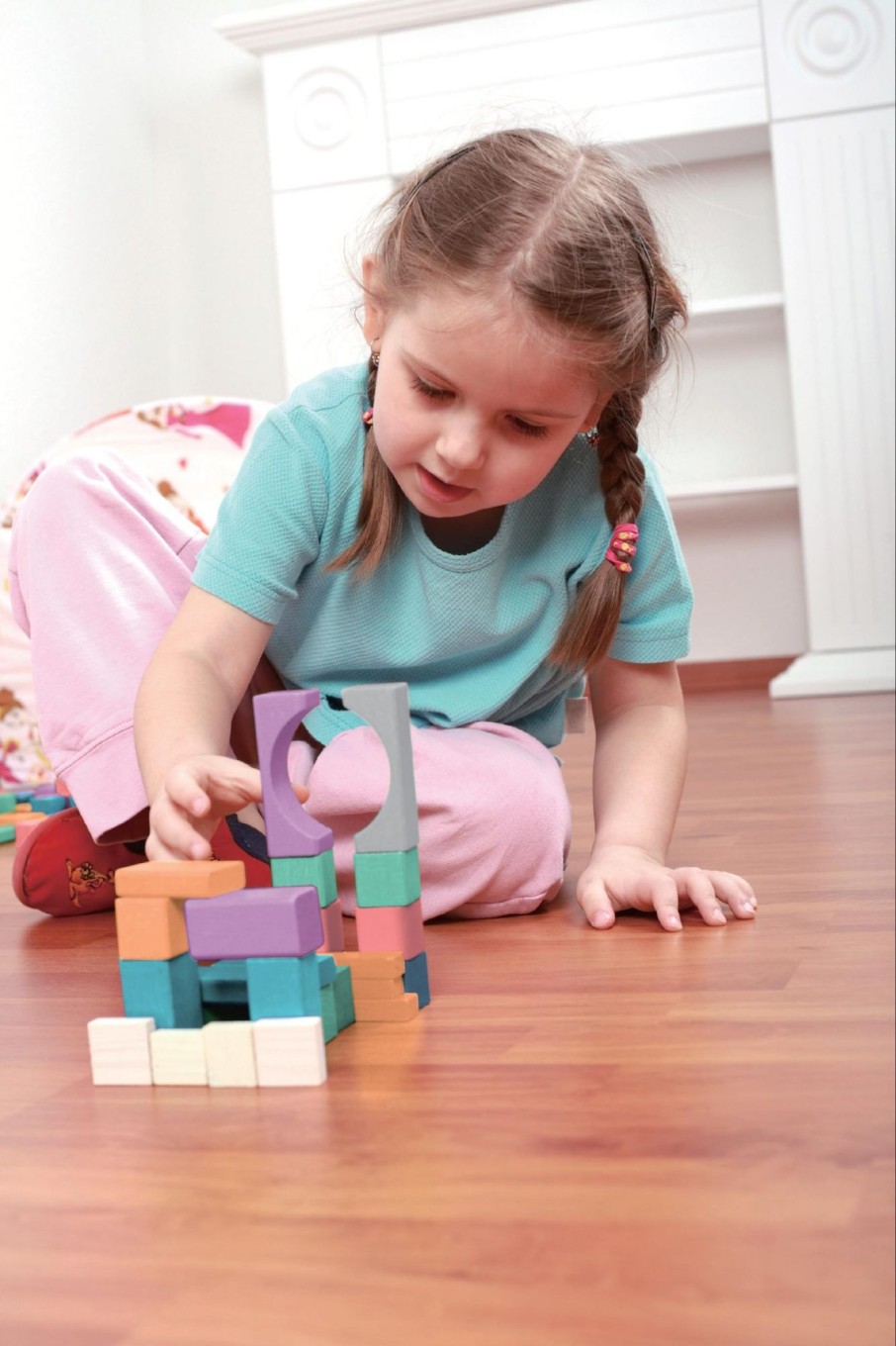 Toys & Play Gerrardo's Wooden Toys | Coloured Wooden Blocks