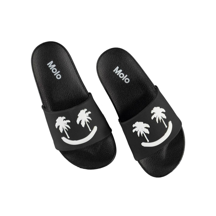 Clothing & Accessories Molo Sandals | Zhappy Black Smile