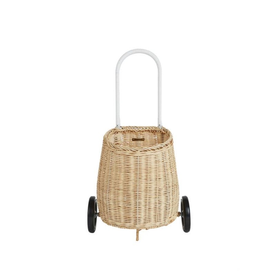 Outdoor Olli Ella Picnic Tupperware & Blankets | Rattan Original Luggy - Straw