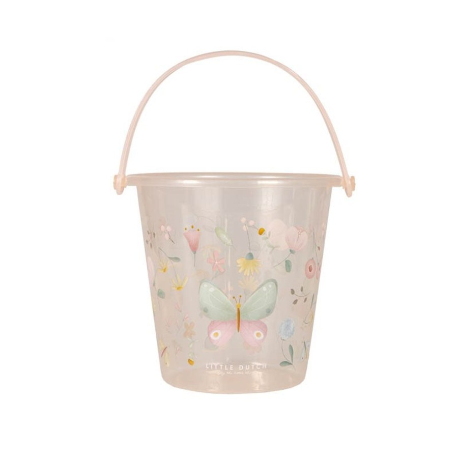 Outdoor Little Dutch Buckets & Spades | Shell Bucket Flowers & Butterflies