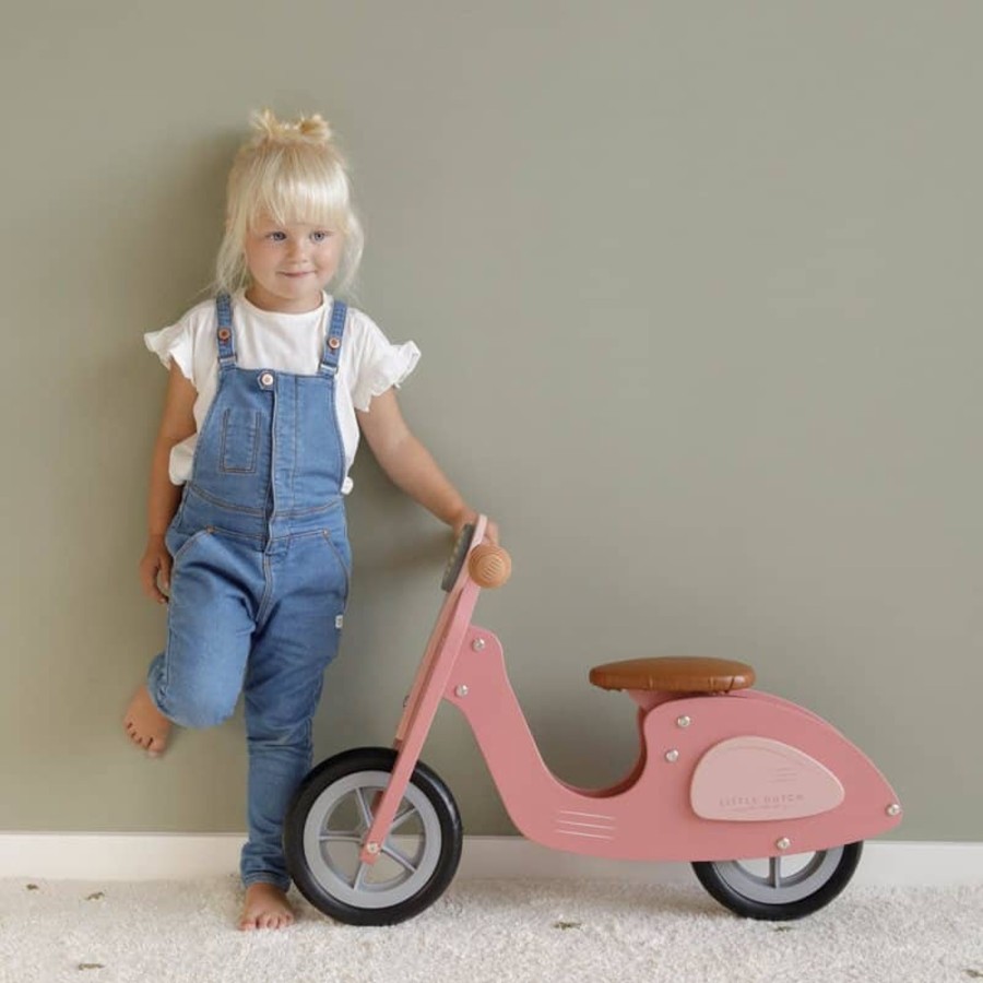 Toys & Play Little Dutch Wooden Toys | Scooter Hout Pink