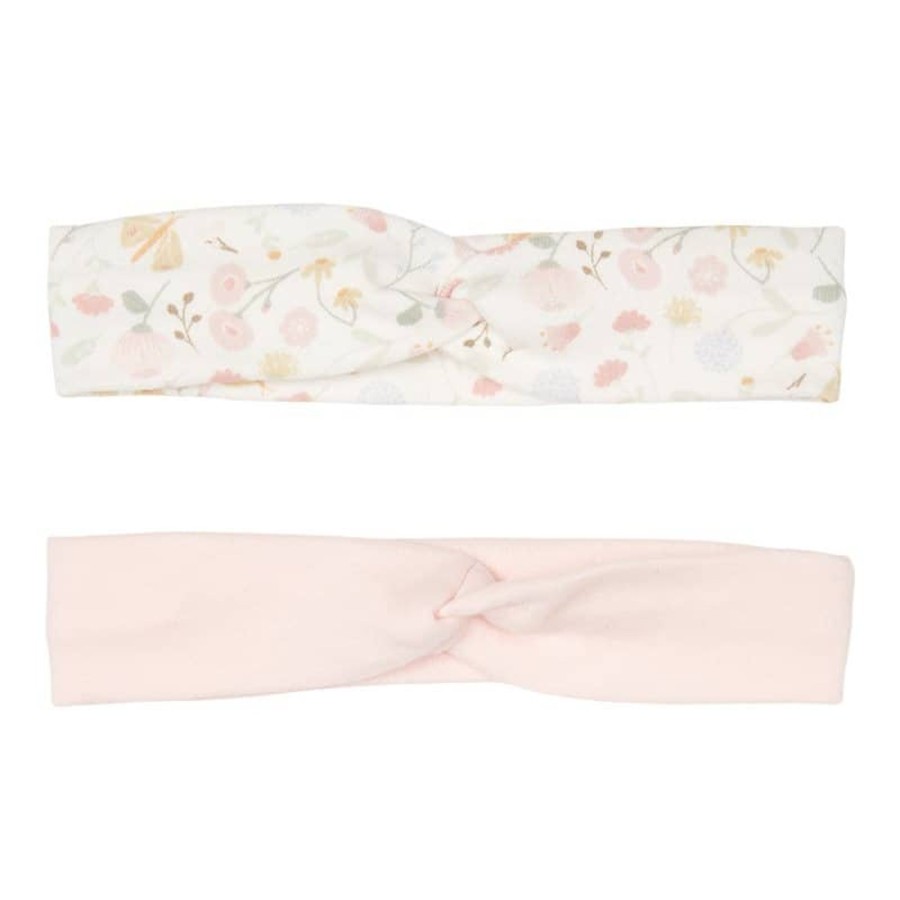 Clothing & Accessories Little Dutch Baby 0-2 Years | Headbands Set Of 2 Flowers & Butterflies/Pink