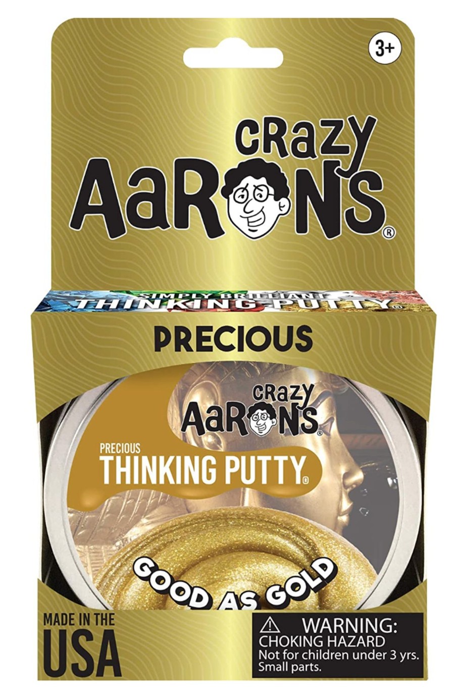 Toys & Play Crazy Aaron Putty & Playdough | Thinking Putty- Good As Gold 8Cm