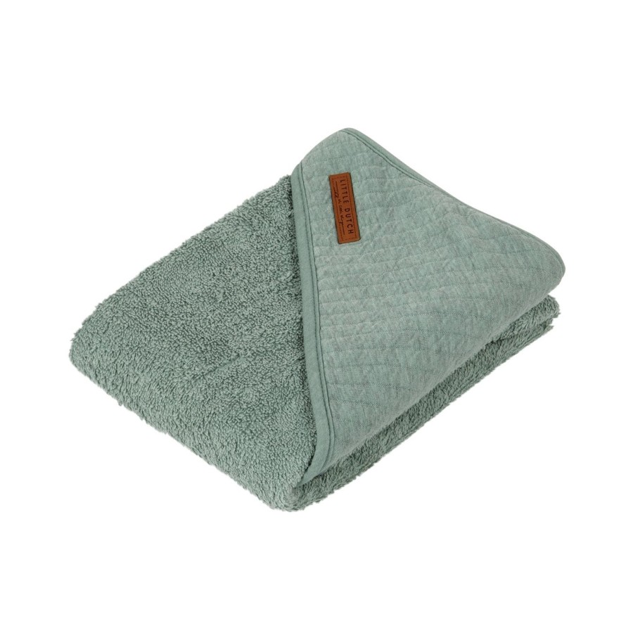 Mealtimes & Care Little Dutch Hooded Towels | Hooded Towel Pure Mint